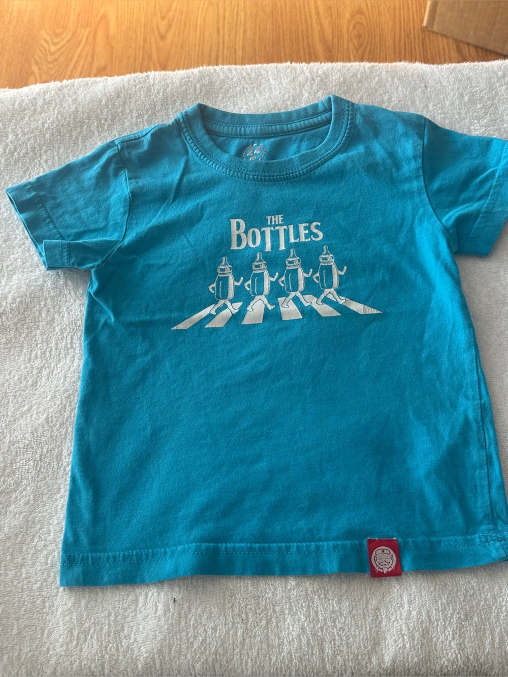 Kids Turquoise Graphic Tee - The Bottles